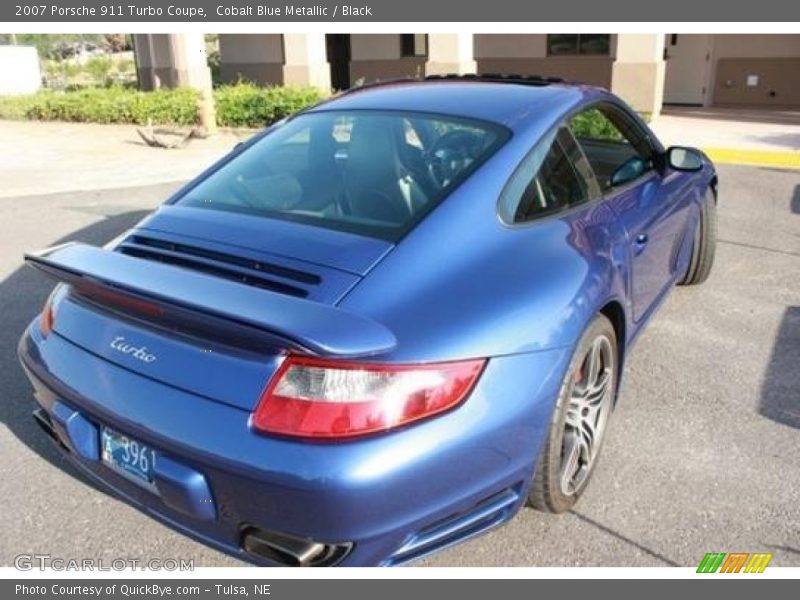 Cobalt Blue Metallic / Black 2007 Porsche 911 Turbo Coupe