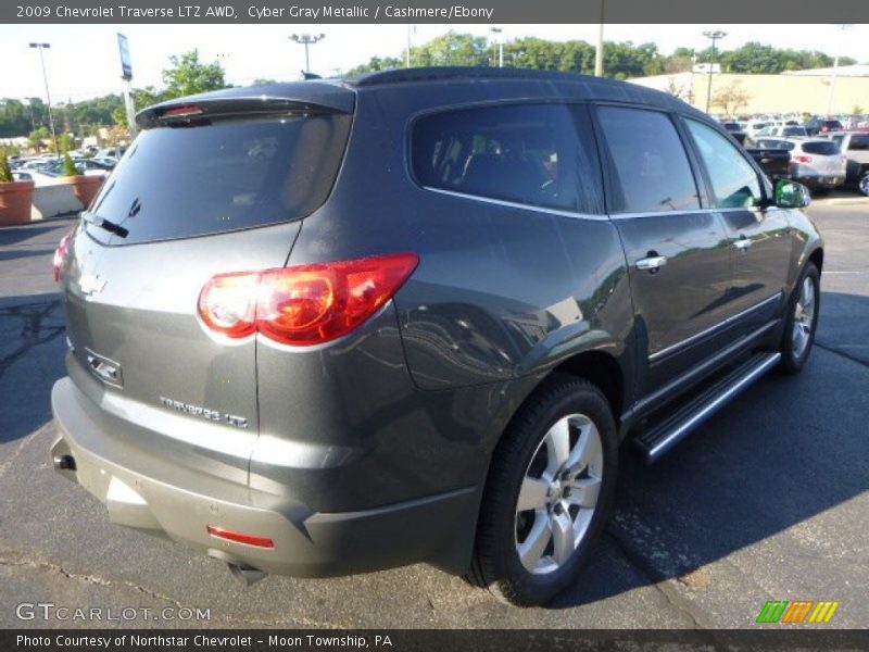 Cyber Gray Metallic / Cashmere/Ebony 2009 Chevrolet Traverse LTZ AWD