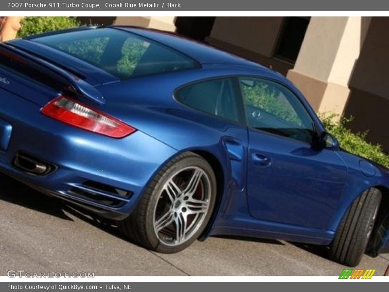 Cobalt Blue Metallic / Black 2007 Porsche 911 Turbo Coupe