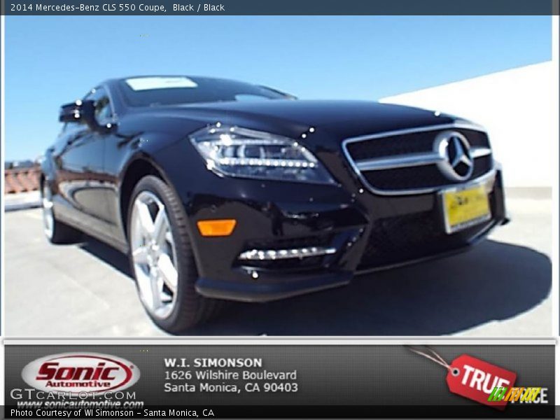 Black / Black 2014 Mercedes-Benz CLS 550 Coupe