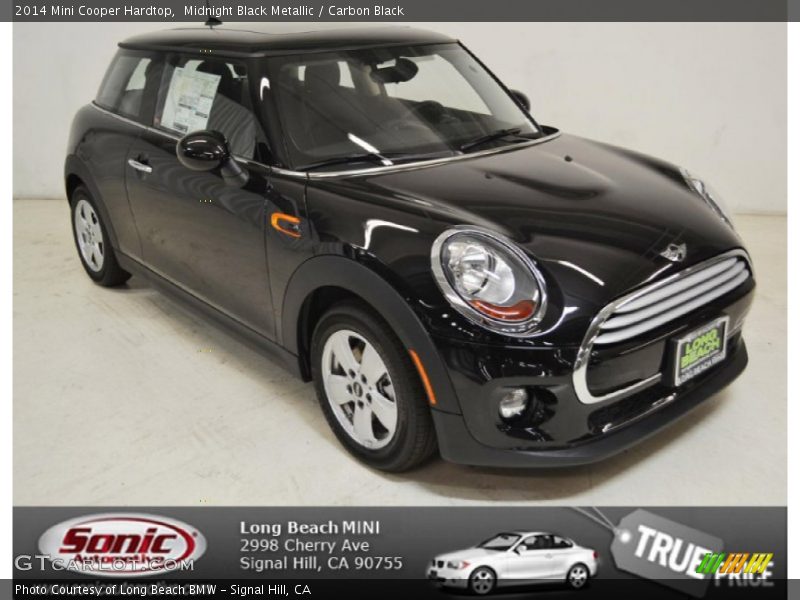 Midnight Black Metallic / Carbon Black 2014 Mini Cooper Hardtop