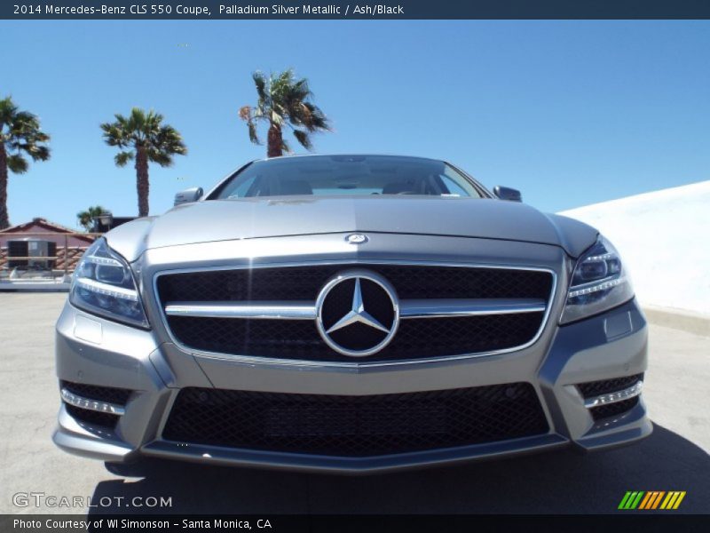 Palladium Silver Metallic / Ash/Black 2014 Mercedes-Benz CLS 550 Coupe