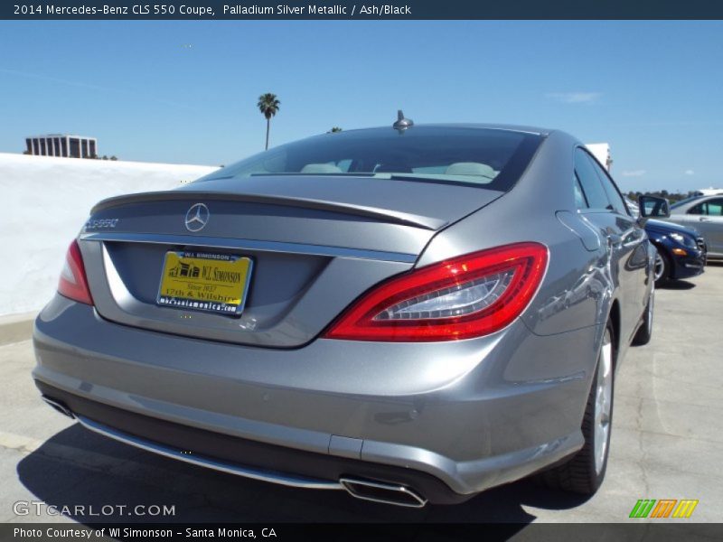 Palladium Silver Metallic / Ash/Black 2014 Mercedes-Benz CLS 550 Coupe