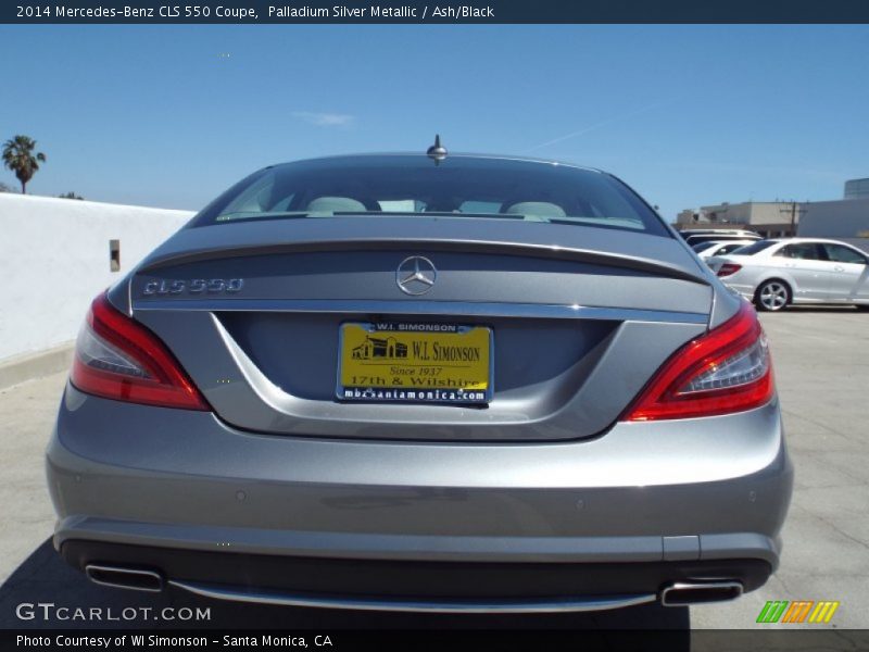 Palladium Silver Metallic / Ash/Black 2014 Mercedes-Benz CLS 550 Coupe