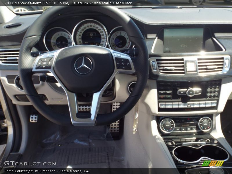 Palladium Silver Metallic / Ash/Black 2014 Mercedes-Benz CLS 550 Coupe