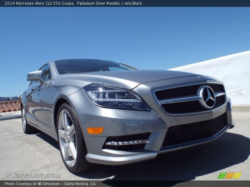 Palladium Silver Metallic / Ash/Black 2014 Mercedes-Benz CLS 550 Coupe