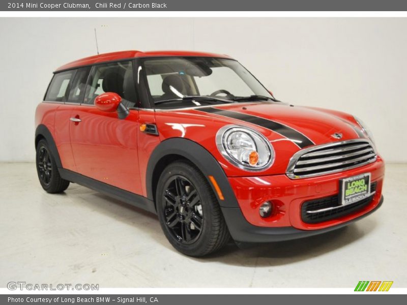 Chili Red / Carbon Black 2014 Mini Cooper Clubman