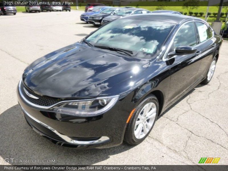 Black / Black 2015 Chrysler 200 Limited