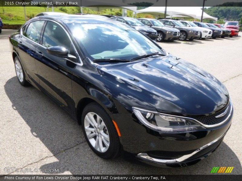 Black / Black 2015 Chrysler 200 Limited