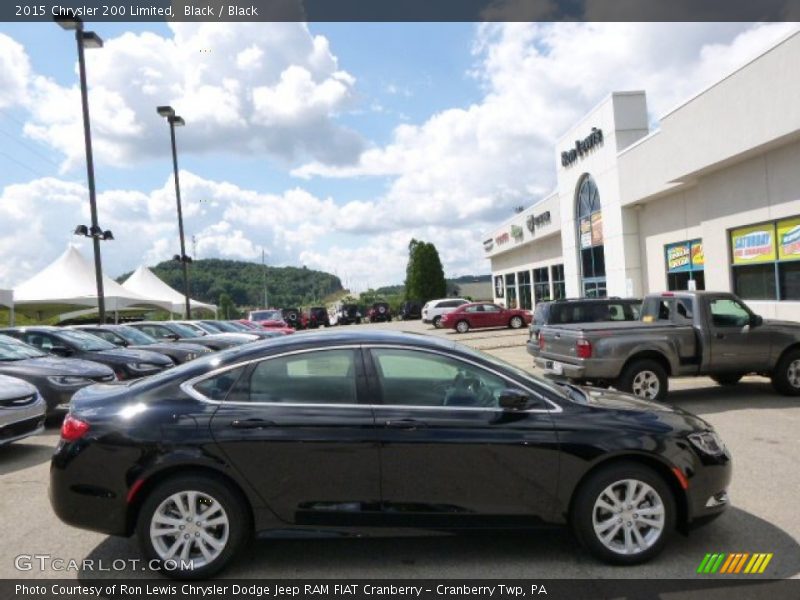 Black / Black 2015 Chrysler 200 Limited