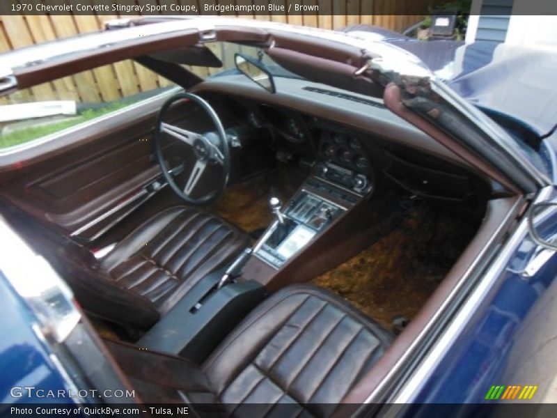  1970 Corvette Stingray Sport Coupe Brown Interior