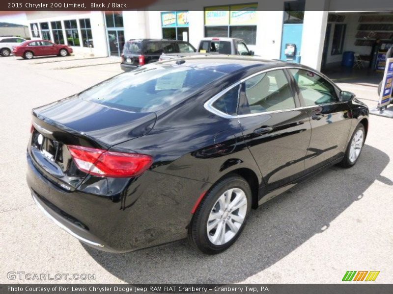 Black / Black 2015 Chrysler 200 Limited