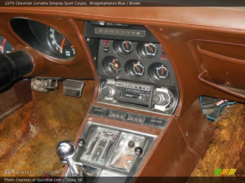 Bridgehampton Blue / Brown 1970 Chevrolet Corvette Stingray Sport Coupe