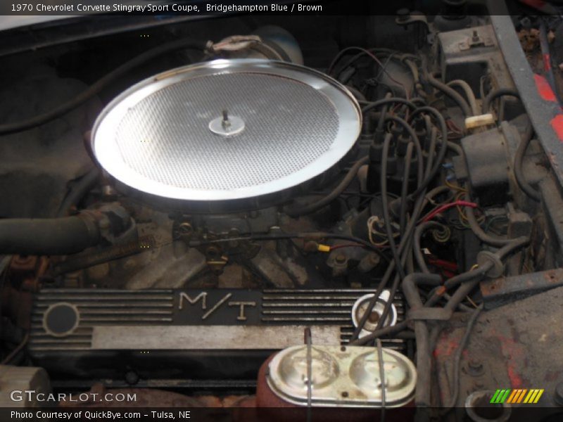 Bridgehampton Blue / Brown 1970 Chevrolet Corvette Stingray Sport Coupe