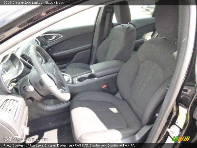 Black / Black 2015 Chrysler 200 Limited
