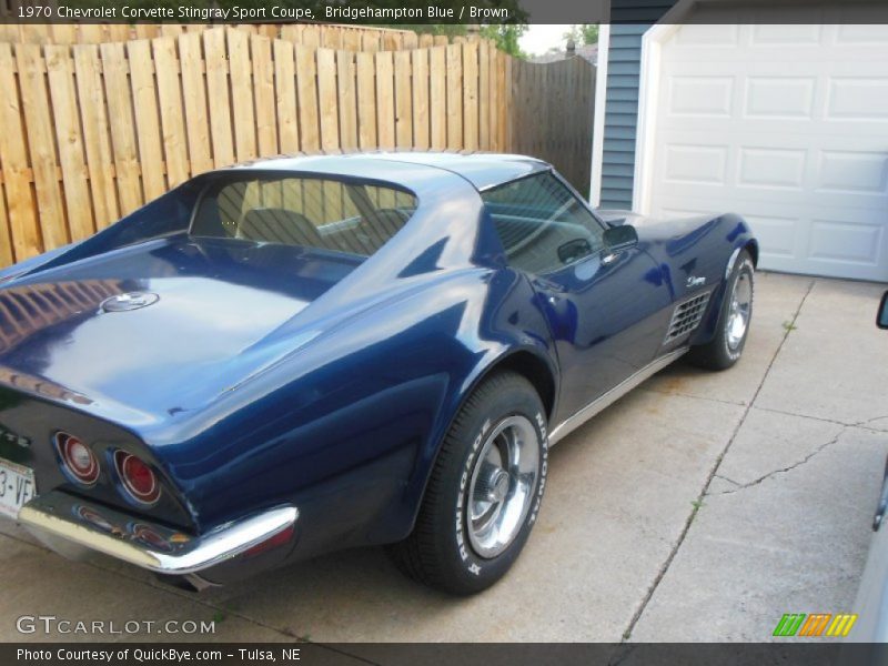 Bridgehampton Blue / Brown 1970 Chevrolet Corvette Stingray Sport Coupe