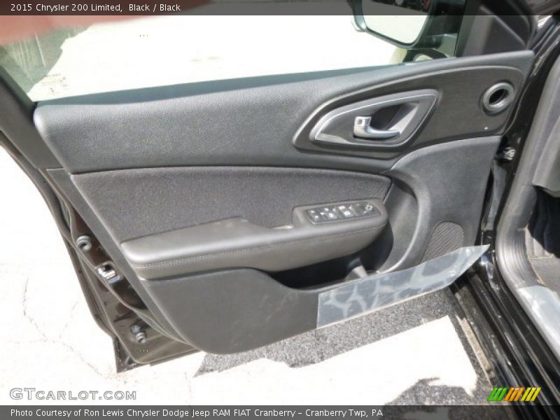 Black / Black 2015 Chrysler 200 Limited