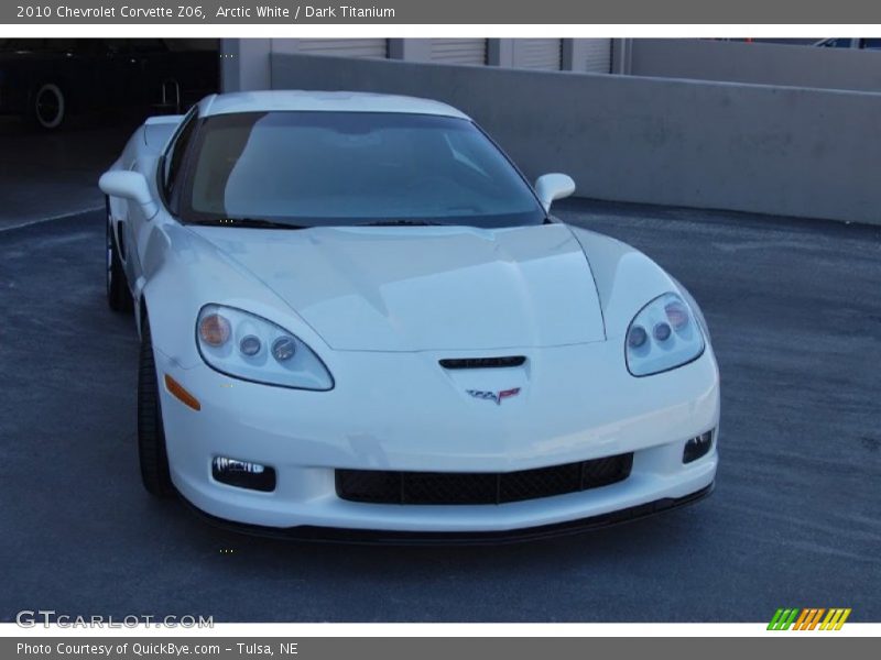 Arctic White / Dark Titanium 2010 Chevrolet Corvette Z06