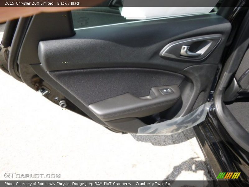 Black / Black 2015 Chrysler 200 Limited