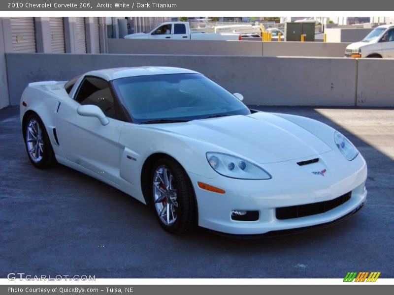 Arctic White / Dark Titanium 2010 Chevrolet Corvette Z06