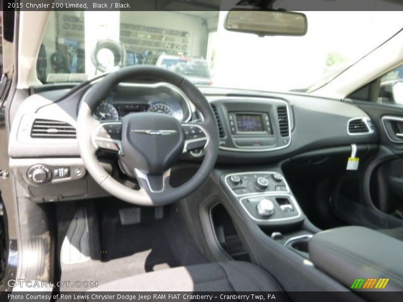 Black / Black 2015 Chrysler 200 Limited