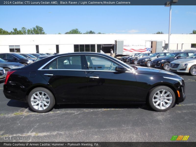 Black Raven / Light Cashmere/Medium Cashmere 2014 Cadillac CTS Luxury Sedan AWD