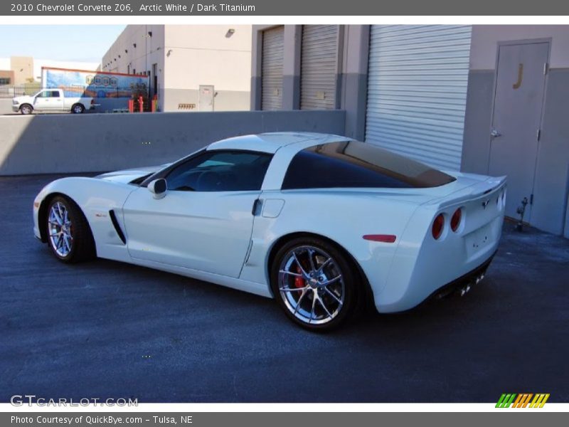 Arctic White / Dark Titanium 2010 Chevrolet Corvette Z06