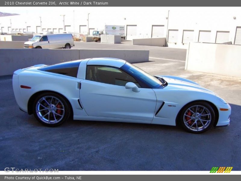 Arctic White / Dark Titanium 2010 Chevrolet Corvette Z06