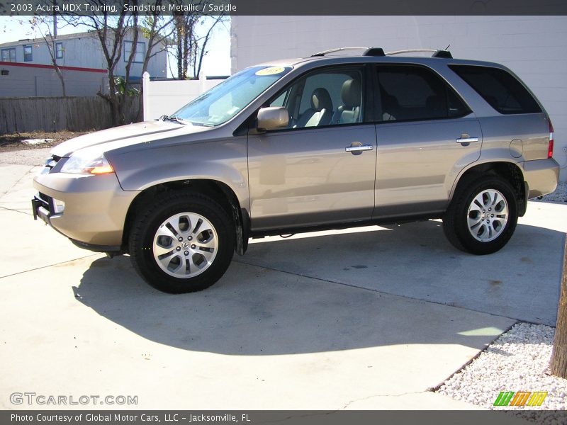 Sandstone Metallic / Saddle 2003 Acura MDX Touring
