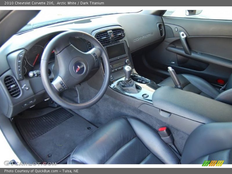 Dark Titanium Interior - 2010 Corvette Z06 