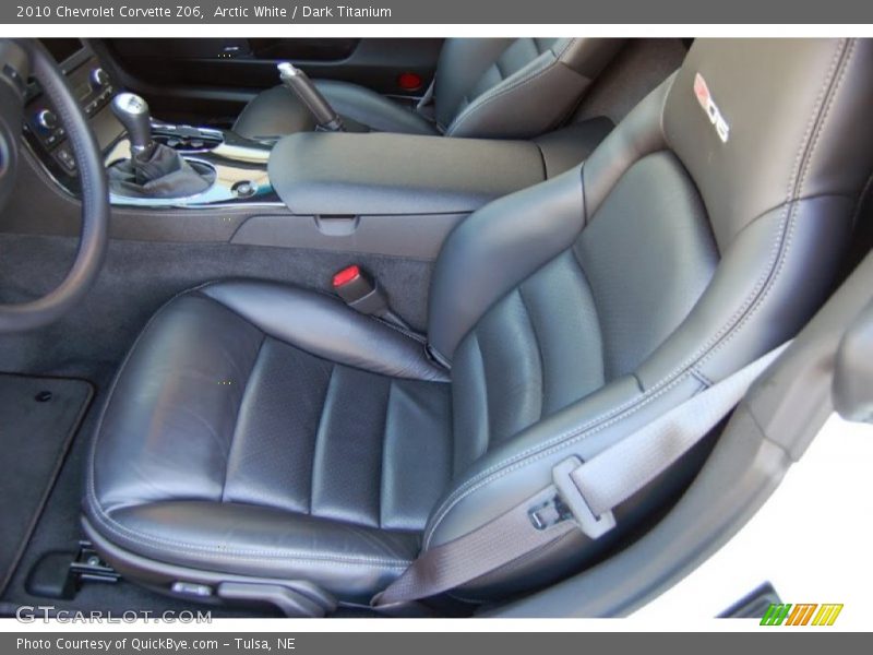 Arctic White / Dark Titanium 2010 Chevrolet Corvette Z06