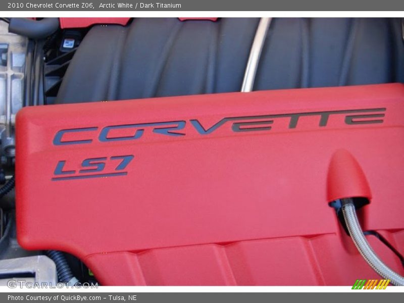 Arctic White / Dark Titanium 2010 Chevrolet Corvette Z06