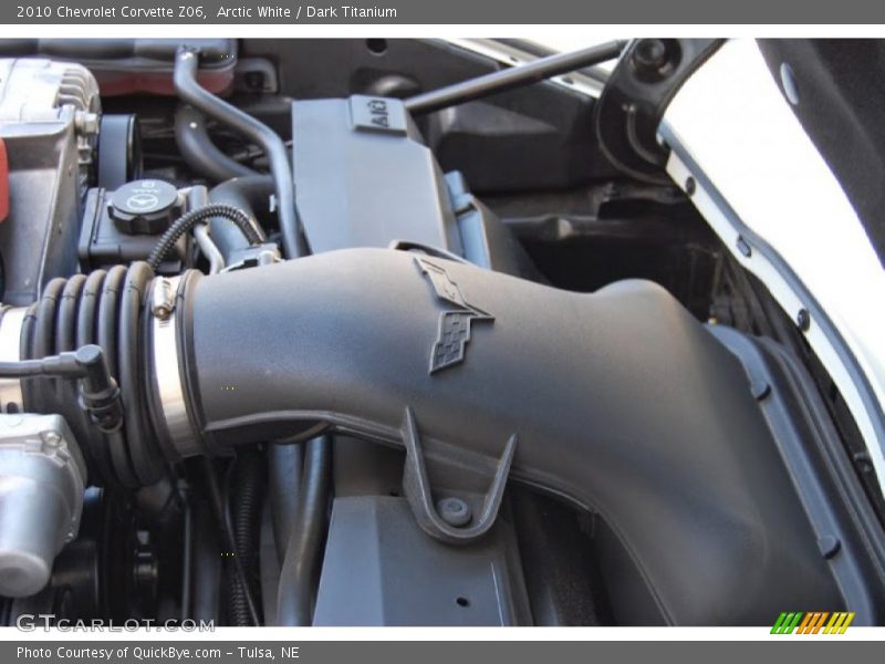 Arctic White / Dark Titanium 2010 Chevrolet Corvette Z06