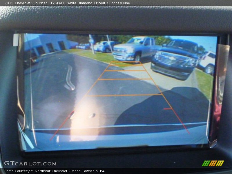 White Diamond Tricoat / Cocoa/Dune 2015 Chevrolet Suburban LTZ 4WD
