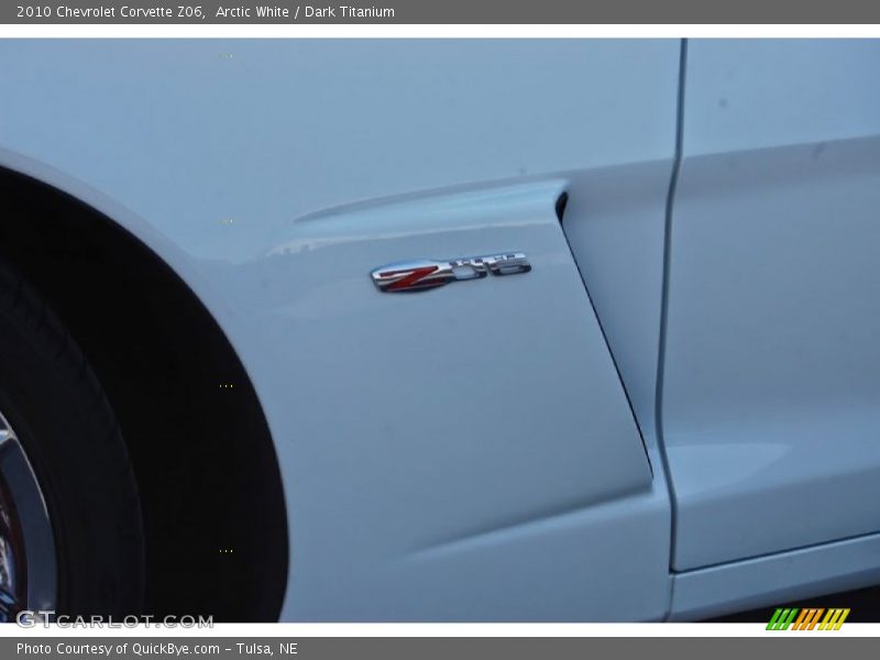 Arctic White / Dark Titanium 2010 Chevrolet Corvette Z06