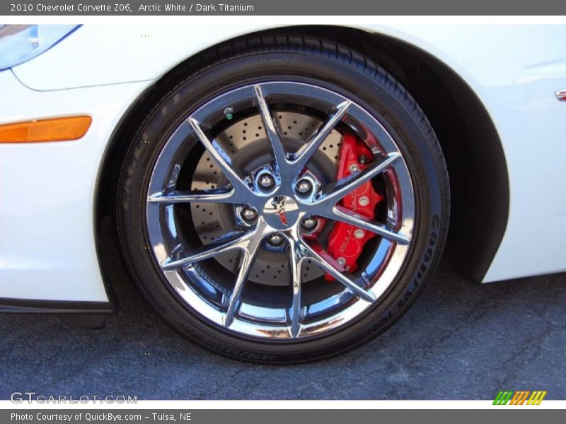 Arctic White / Dark Titanium 2010 Chevrolet Corvette Z06