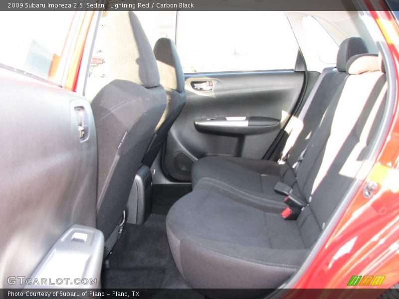 Lightning Red / Carbon Black 2009 Subaru Impreza 2.5i Sedan