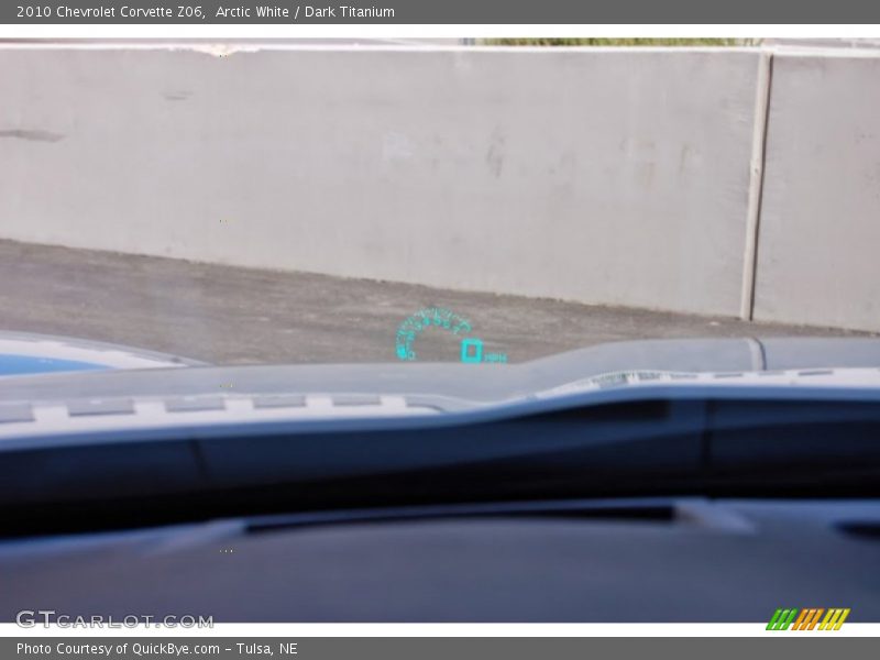 Arctic White / Dark Titanium 2010 Chevrolet Corvette Z06