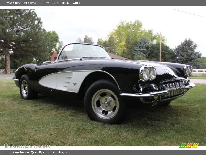 Front 3/4 View of 1958 Corvette Convertible