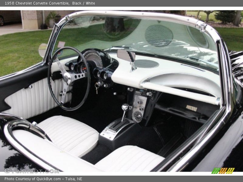 Front Seat of 1958 Corvette Convertible