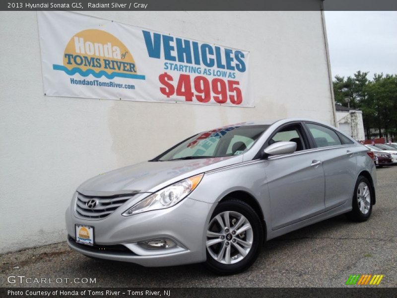 Radiant Silver / Gray 2013 Hyundai Sonata GLS