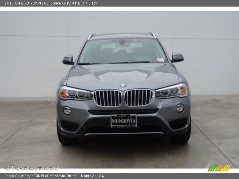 Space Grey Metallic / Black 2015 BMW X3 xDrive28i