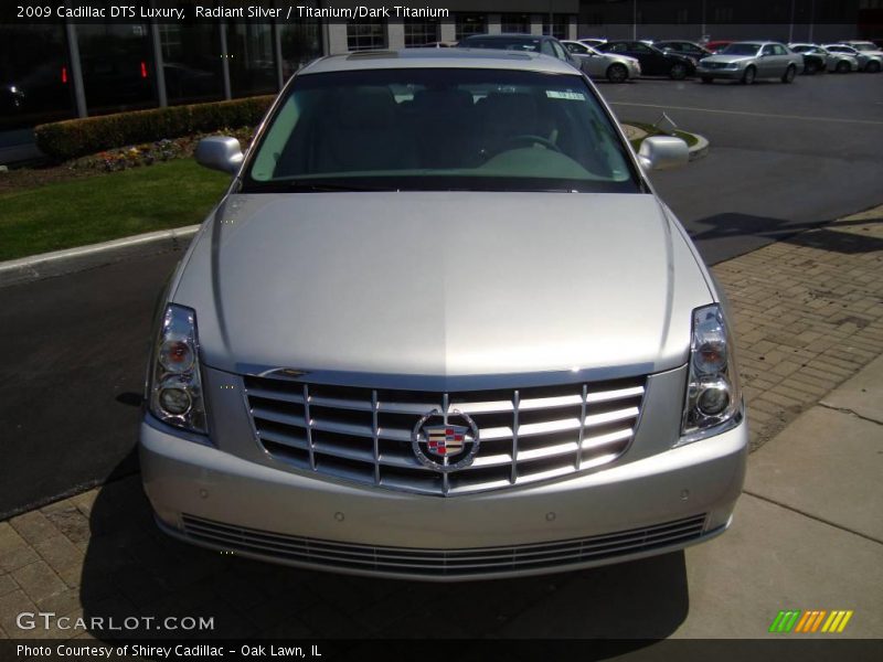 Radiant Silver / Titanium/Dark Titanium 2009 Cadillac DTS Luxury