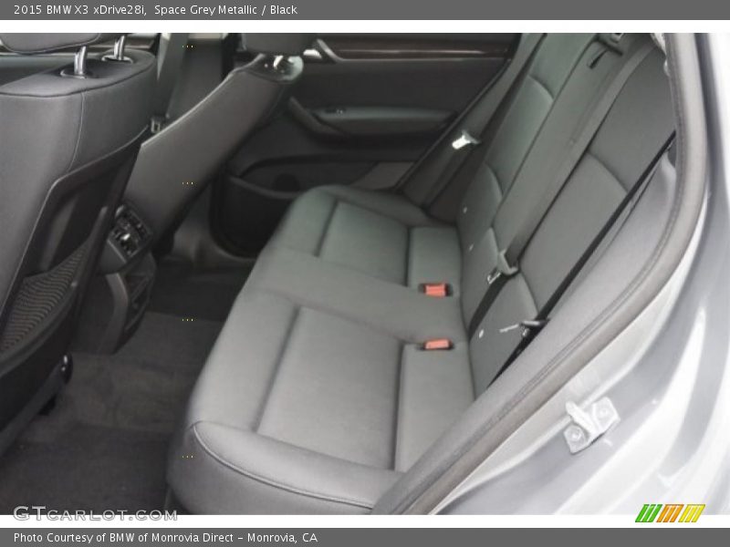 Rear Seat of 2015 X3 xDrive28i