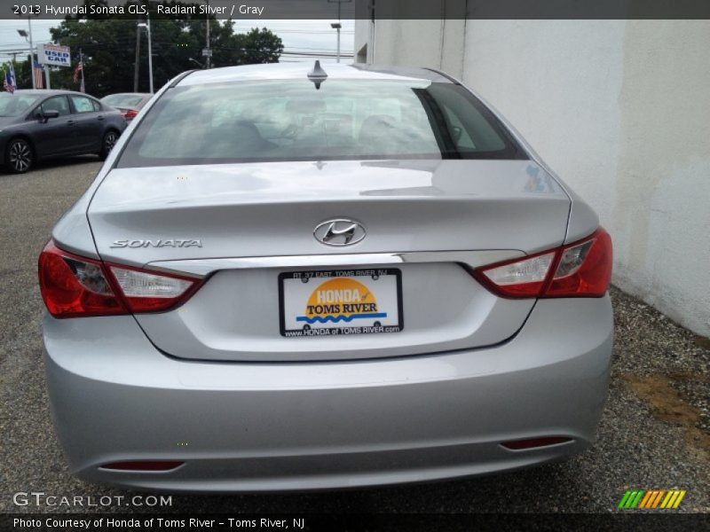 Radiant Silver / Gray 2013 Hyundai Sonata GLS