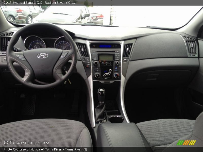 Radiant Silver / Gray 2013 Hyundai Sonata GLS
