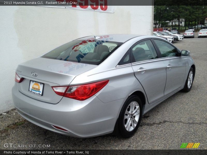 Radiant Silver / Gray 2013 Hyundai Sonata GLS
