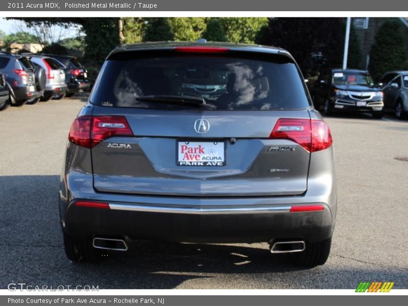 Polished Metal Metallic / Taupe 2011 Acura MDX
