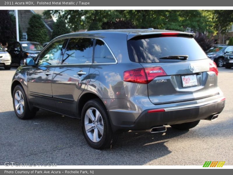 Polished Metal Metallic / Taupe 2011 Acura MDX