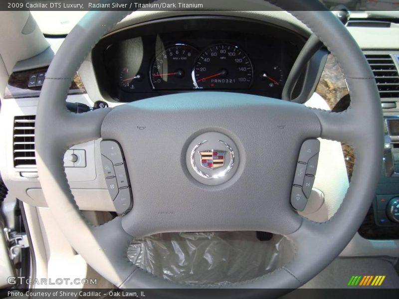 Radiant Silver / Titanium/Dark Titanium 2009 Cadillac DTS Luxury